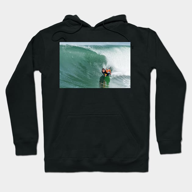 Bodyboarder in action Hoodie by homydesign